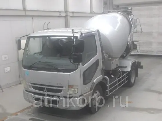 Автобетоносмеситель Mitsubishi Fuso кузов FK72FZ г 2006 миксер M32C грузоподъем 7,75 тн пробег 322 т.км 2019 года б/у фото 4
