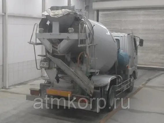 Автобетоносмеситель Mitsubishi Fuso кузов FK72FZ г 2006 миксер M32C грузоподъем 7,75 тн пробег 322 т.км 2019 года б/у фото 5