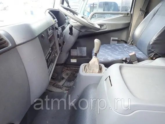 Автобетоносмеситель Mitsubishi Fuso FK72FZ г 2008 миксер KYB M32C объем 6,3 к.м. груз 7,82 тн пробег 276 т.км 2019 года б/у фото 5