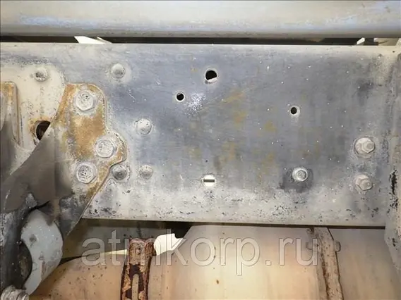 Автобетоносмеситель Mitsubishi Fuso FK72FZ г 2008 миксер KYB M32C объем 6,3 к.м. груз 7,82 тн пробег 276 т.км 2019 года б/у фото 8