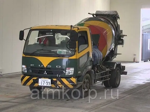 Автобетоносмеситель Mitsubishi Fuso FK72FZ г 2007 миксер ShinMaywa объем 6,3 .м. груз 8,08 тн пробег 275 т.км 2019 года б/у
