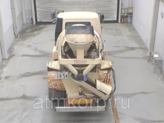 Автобетоносмеситель Mitsubishi Fuso кузов FK72FY г 2008 миксер KYB M22C грузопод 5,48 тн пробег 241 т.км 2019 года б/у фото 2
