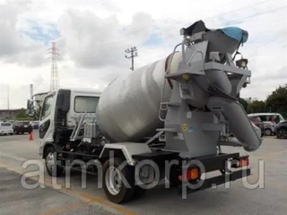 Автобетоносмеситель Mitsubishi Fuso кузов FK72FY г 2007 миксер K221 MW221A-31 грузопод 5,48 тн пробег 126 т.км 2019 года б/у фото 2
