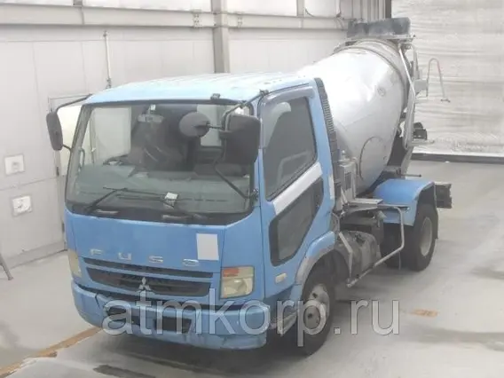 Автобетоносмеситель Mitsubishi Fuso кузов FK71R г 2006 миксер MR1640 грузопод 3,83 тн пробег 220 402 км 2019 года б/у фото 2