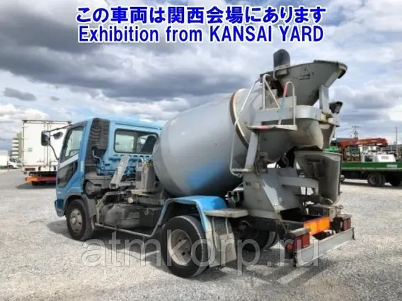 Автобетоносмеситель Mitsubishi Fuso кузов FK71R г 2006 миксер MR1640 грузопод 3,83 тн пробег 220 402 км 2019 года б/у фото 8