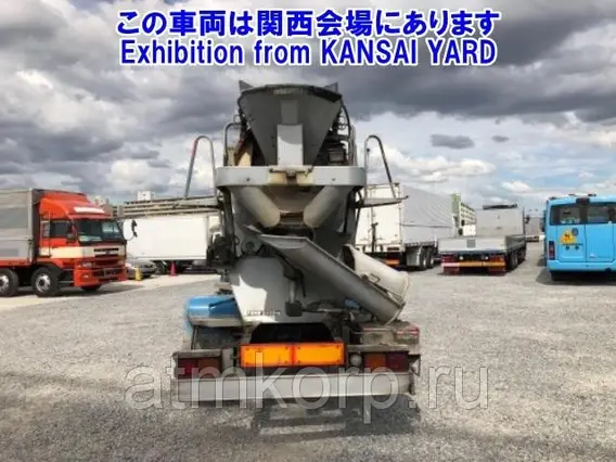 Автобетоносмеситель Mitsubishi Fuso кузов FK71R г 2006 миксер MR1640 грузопод 3,83 тн пробег 220 402 км 2019 года б/у фото 9
