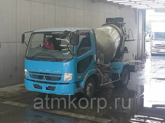 Автобетоносмеситель Mitsubishi Fuso кузов FK71R г 2006 миксер грузоподъемность 3,83 тн пробег 219 658 км 2019 года б/у