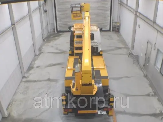 Автовышка Mitsubishi Fuso кузов FK71D г 2007 вышка Tadano AT-270TG подъем люльки 29.5 м пробег 41 т.км 2019 года б/у фото 2