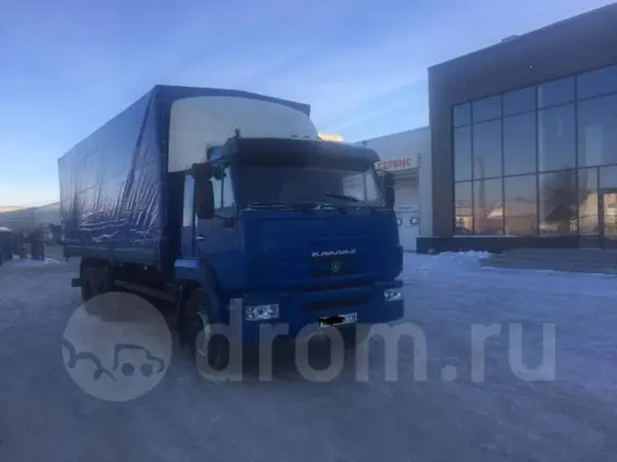 Тентованный грузовик Камаз 65117 2011 года б/у фото 2
