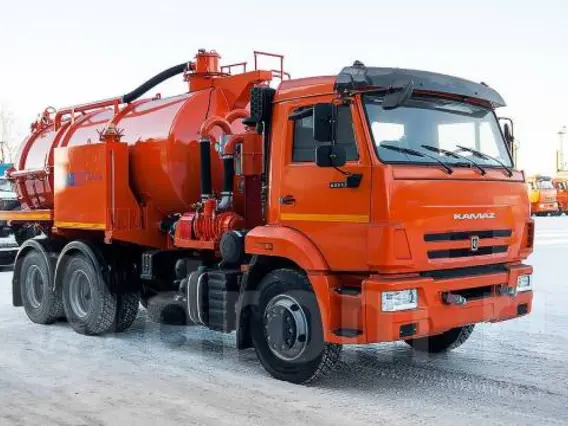 Вакуумная автоцистерна Камаз 65115 2019 года б/у