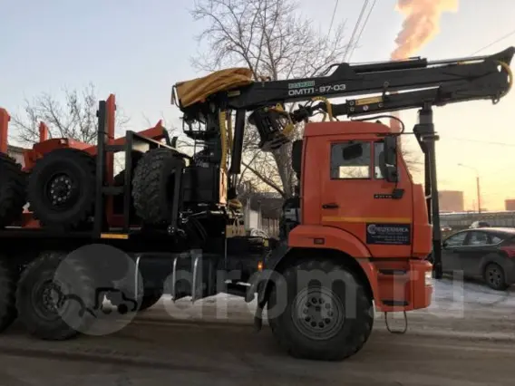 Тягач с КМУ Камаз 43118 2019 года б/у