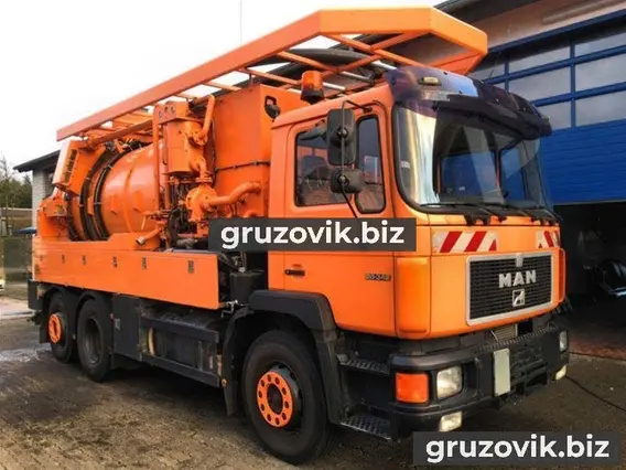 Дорожно-уборочный автомобиль MAN 26 1996 года б/у фото 8