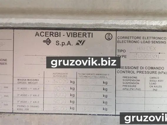 Полуприцеп-фургон Viberti 38s20 2019 года новый фото 2