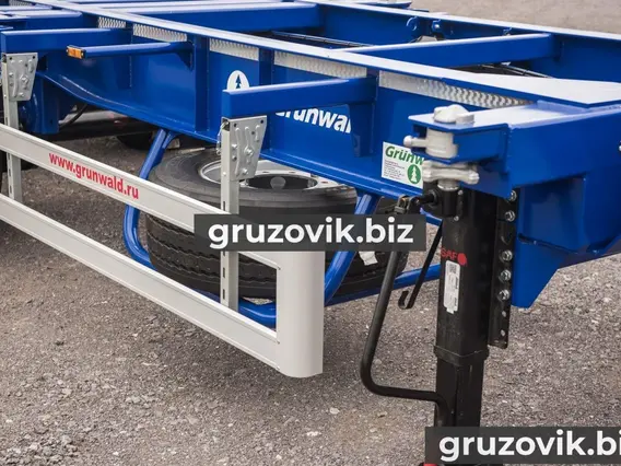 Полуприцеп-контейнеровоз Grunwald Gr-VCSt 2020 года новый фото 3