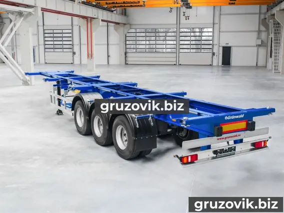 Полуприцеп-контейнеровоз Grunwald Gr-VCSt Heavy Duty 2020 года новый фото 2
