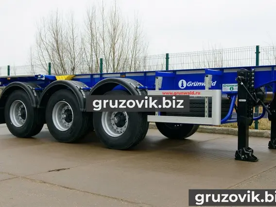 Полуприцеп-контейнеровоз Grunwald Gr-VCSt Tank 2020 года новый фото 2