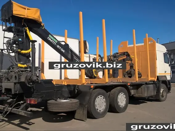 Сортиментовоз с КМУ МАЗ 6312C9-529-012 2018 года новый фото 2