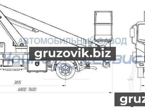 Автовышка Isuzu NPR75 2018 года новый фото 10