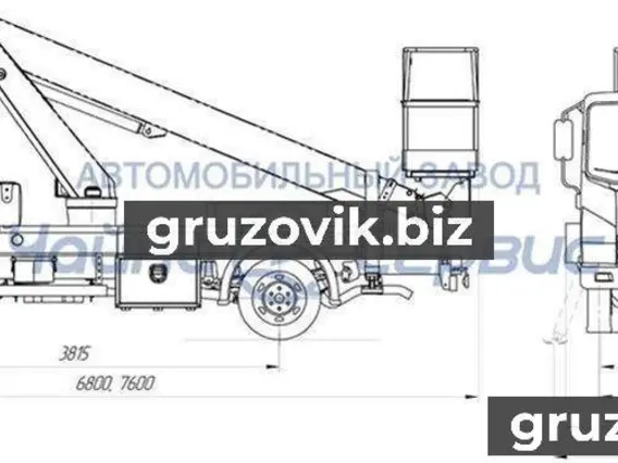 Автовышка Isuzu NPR75 2018 года новый фото 10