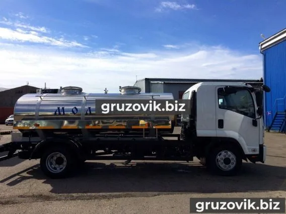Пищевая автоцистерна АЦПТ Isuzu FSR90 2018 года новый фото 3