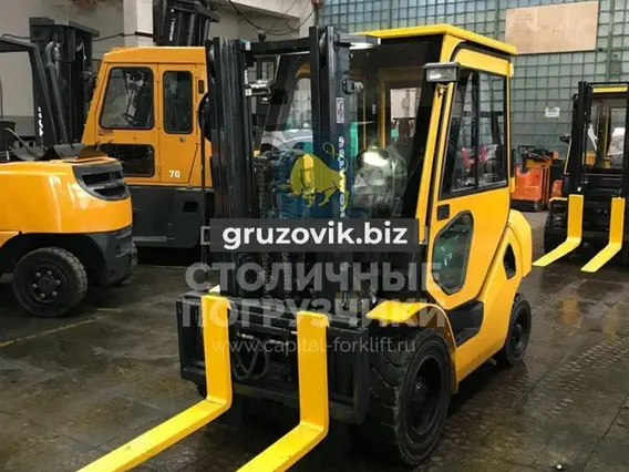 Вилочный погрузчик Komatsu FD25T-16 2005 года б/у фото 4