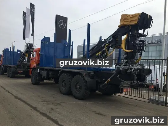 Лесовоз с КМУ Камаз 43118-3027-46 2018 года новый