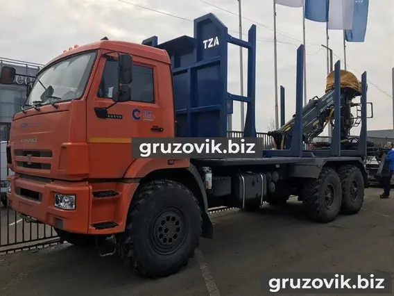 Лесовоз с КМУ Камаз 43118-3027-46 2018 года новый фото 2