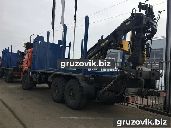 Лесовоз с КМУ Камаз 43118-3027-46 2018 года новый фото 2