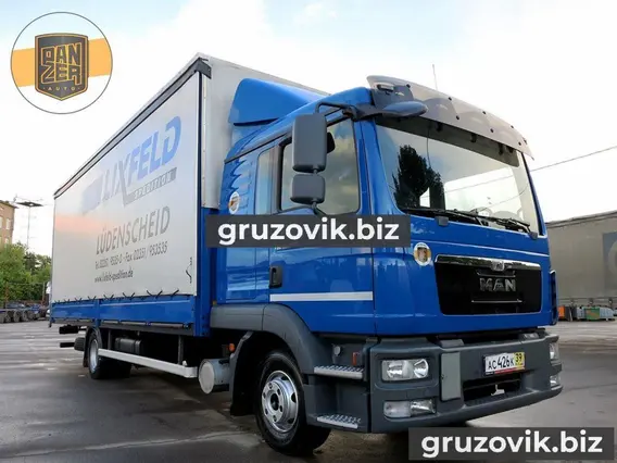 Тентованный грузовик MAN TGL 12.220 BL 2011 года б/у