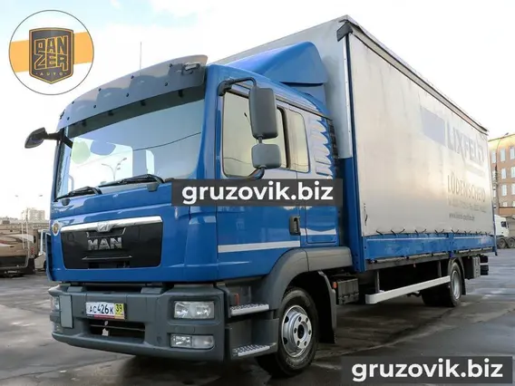 Тентованный грузовик MAN TGL 12.220 BL 2011 года б/у фото 9