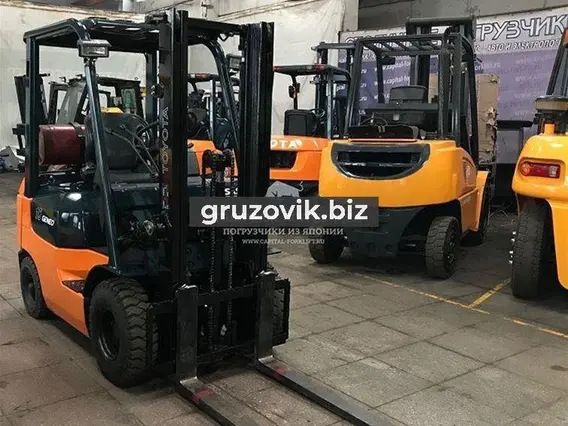 Вилочный погрузчик Toyota 42-7FG18 2004 года б/у фото 6