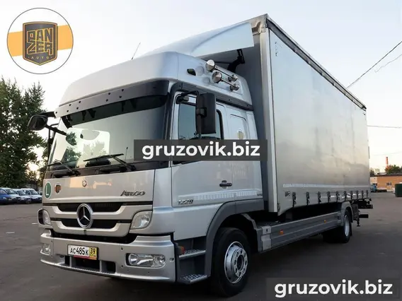 Тентованный грузовик Mercedes-Benz Atego 1229 L 2013 года б/у фото 9