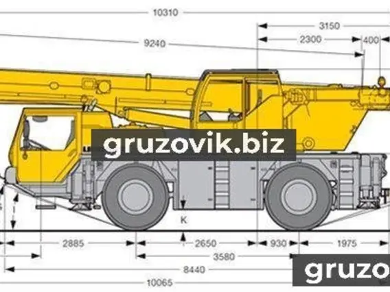 Автокран Liebherr LTM 1040-2.1 2012 года б/у фото 4