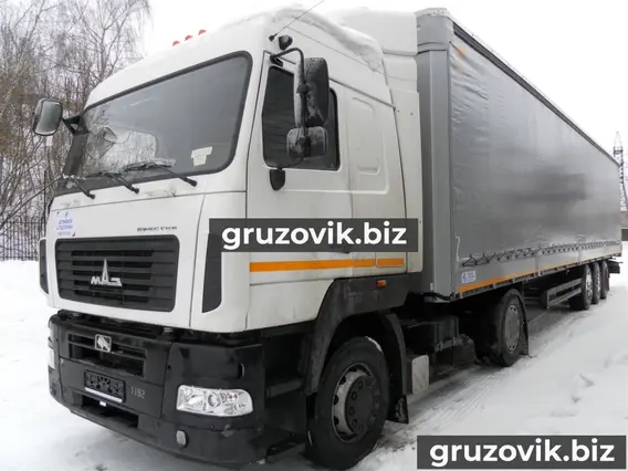 Тентованный грузовик МАЗ 5440С9-520-031 2019 года б/у фото 2