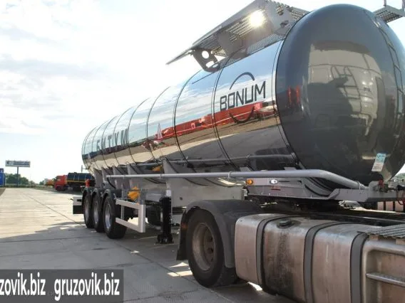 Полуприцеп битумовоз/нефтевоз Bonum 25 куб.м битумовоз год выпуска 2017  новый фото 4
