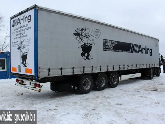 Шторный полуприцеп KRONE SD Б/У год выпуска 2010 2010 года б/у фото 4
