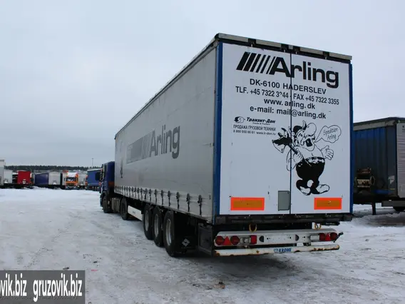 Шторный полуприцеп KRONE SD Б/У год выпуска 2010 2010 года б/у фото 6