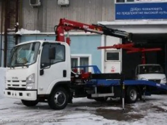 Самопогрузчик Isuzu ELF 7,5 (NPR75L) 2017 года б/у