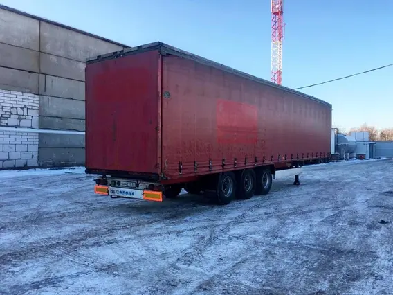 Шторный полуприцеп Krone sdp27 2007 года б/у фото 3