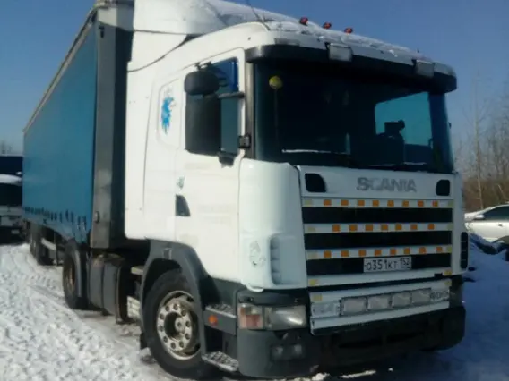 Тягач Scania R124L 1997 года б/у