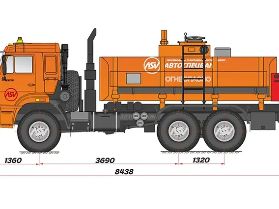 Бензовоз Камаз 43118-46 2018 года новый