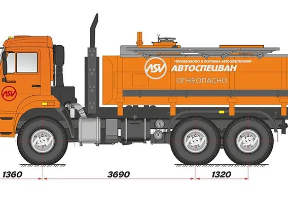 Бензовоз Камаз 43118-50 2019 года новый