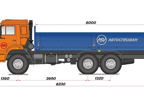 Бортовой Камаз 43118-6012-46 2018 года новый