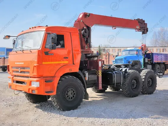Тягач с КМУ Камаз 43118-3027-46 2018 года новый