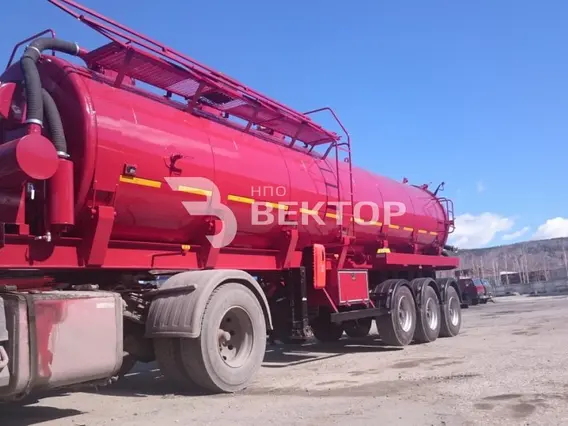 Полуприцеп-цистерна ППЦ ВЕКТОР ППЦВ-30ОД 2017 года б/у фото 9