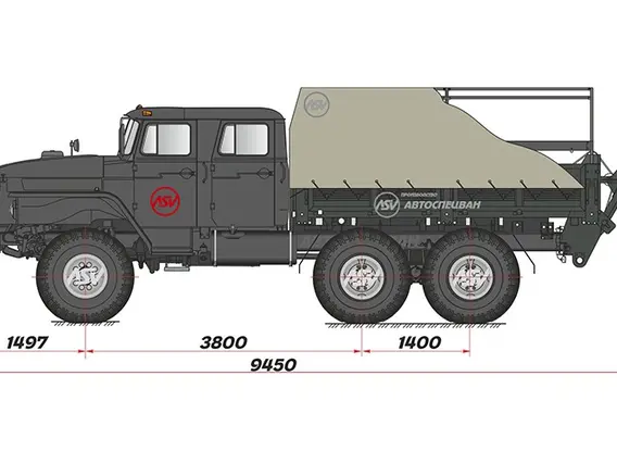 Бортовой Урал 4320-1982-60М 2018 года новый