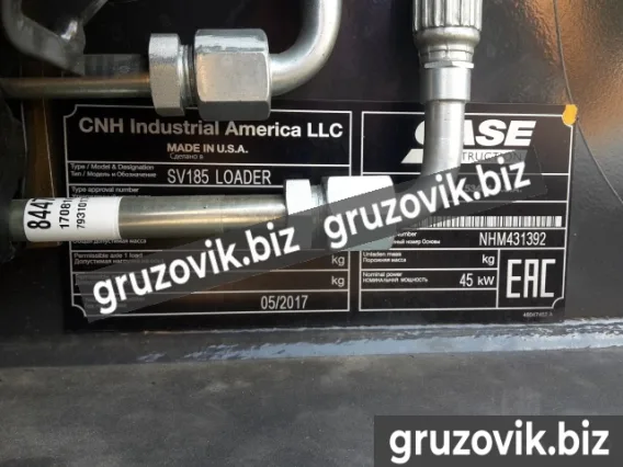 Фронтальный погрузчик СASE SV185 2020 года новый фото 6