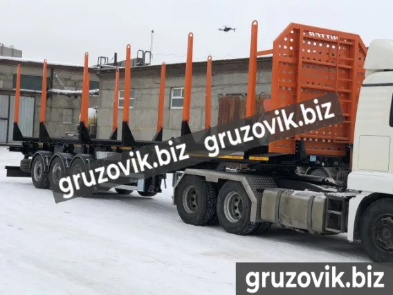 Полуприцеп-сортиментовоз Bitter лесовоз 2020 года новый фото 2