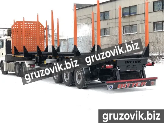 Полуприцеп-сортиментовоз Bitter лесовоз 2020 года новый фото 4