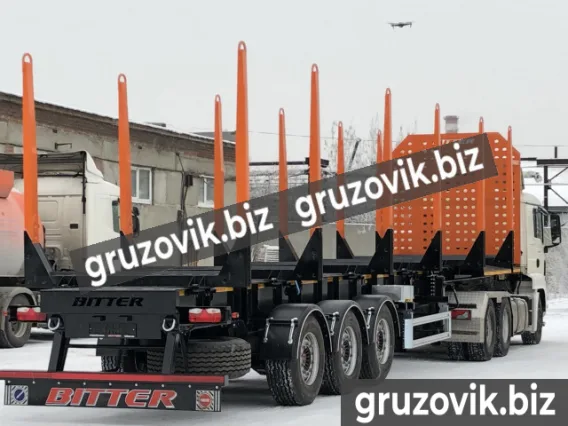 Полуприцеп-сортиментовоз Bitter лесовоз 2020 года новый фото 7